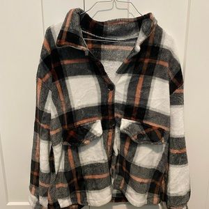 Soft button up jacket